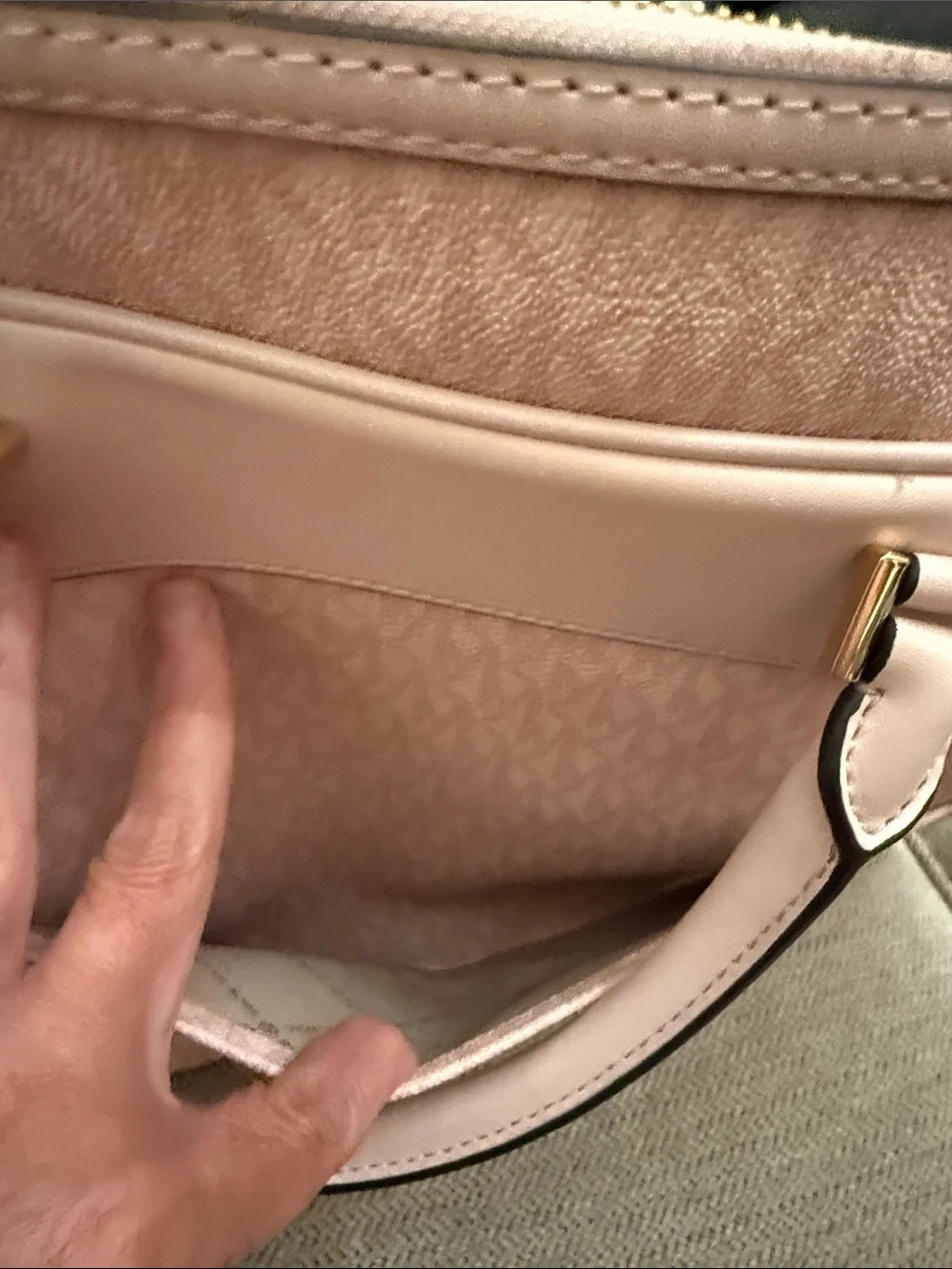 Michael Kors Pink Logo weekender bag